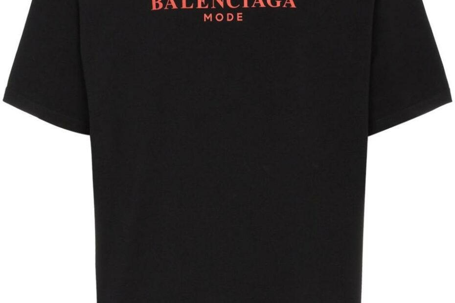 Balenciaga Bb Balenciaga Mode Print Cotton T Shirt - Farfetch