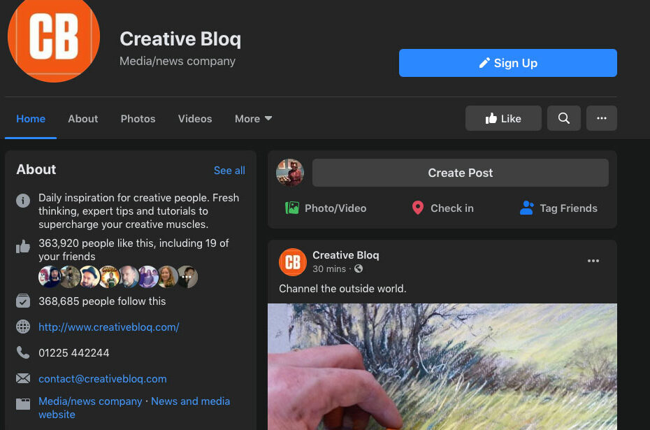 Facebook Dark Mode For Desktop Is (Properly) Here – Here'S How To Activate  It | Creative Bloq