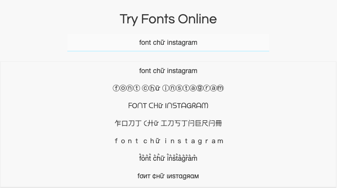 5 Trang Web Tạo Font Chữ Instagram Đẹp, Cực Chất