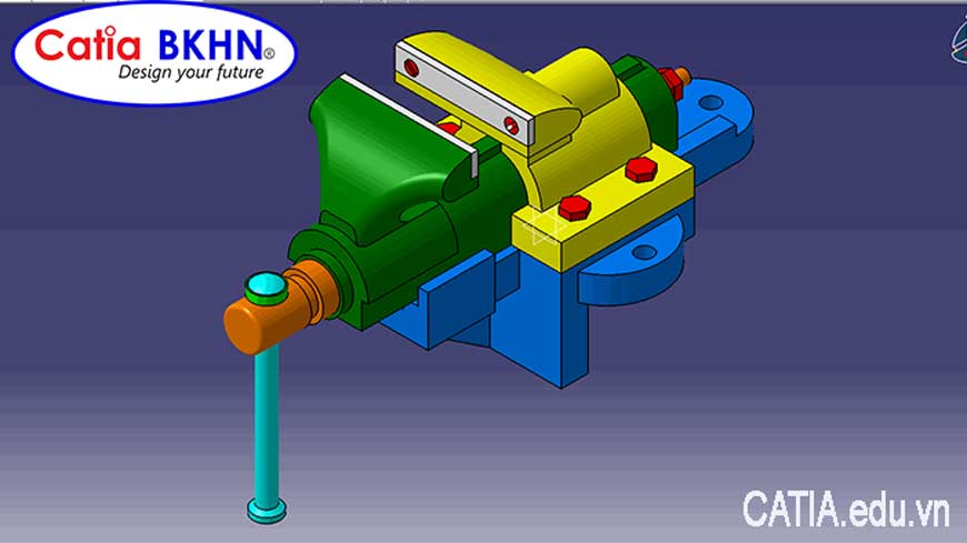 Bản Vẽ Lắp Số 1: Ê Tô – Vẽ Kỹ Thuật Đh Bách Khoa – Cad/Cam Bach Khoa