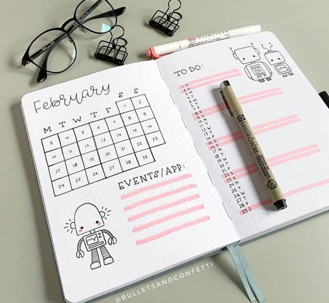 Get Organized With A Bullet Journal To Do List