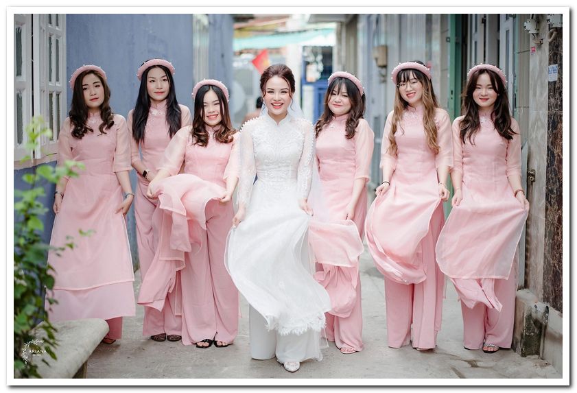 Áo Dài Bưng Quả Đông Nhi Bq-Hdn Đẹp – Best Wedding