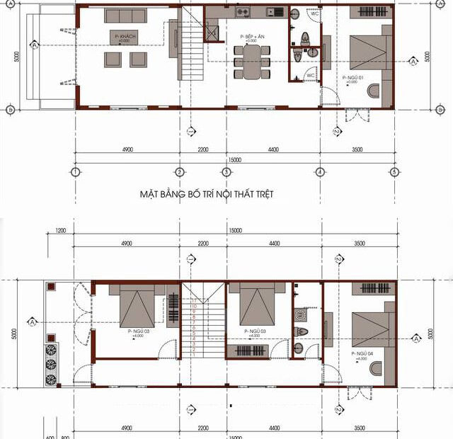 15+ Bản Vẽ Thiết Kế Nhà 5X15 Đẹp Mà Bạn Không Nên Bỏ Lỡ