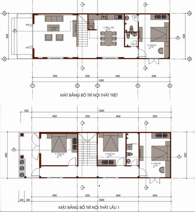 15+ Bản Vẽ Thiết Kế Nhà 5X15 Đẹp Mà Bạn Không Nên Bỏ Lỡ