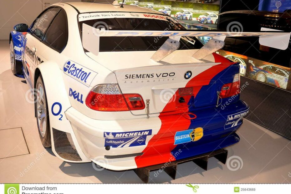 Bmw M3 Gtr 2004 Editorial Stock Image. Image Of Muller - 25643669