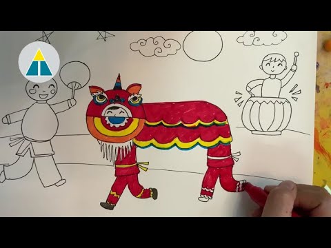 Vẽ Múa Lân | Vẽ Siêu Dễ Cùng Hi Art Cute | Draw Lion Dance Tutorial -  Youtube