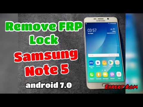 Bypass Frp Lock Samsung Note 5 Android 7.0 Without Pc - Youtube