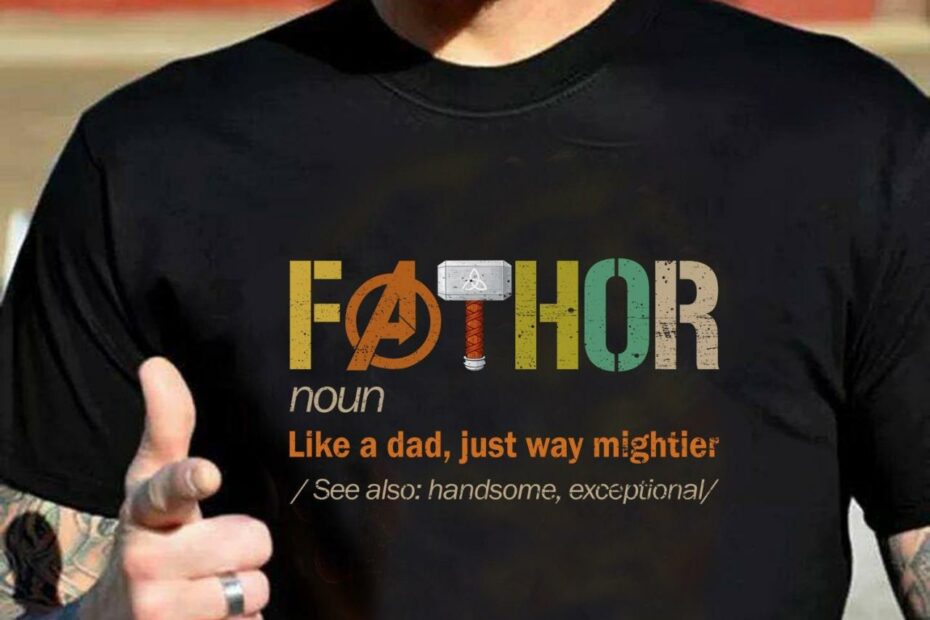 Fathor Shirt Noun Like A Dad Just Way Mightier Funny Dad - Etsy