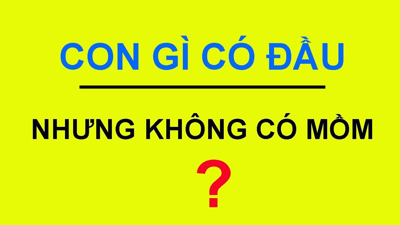 Các Câu Đố Mẹo Ngắn Khiến Bạn Căng Não- Phần 1 - Youtube