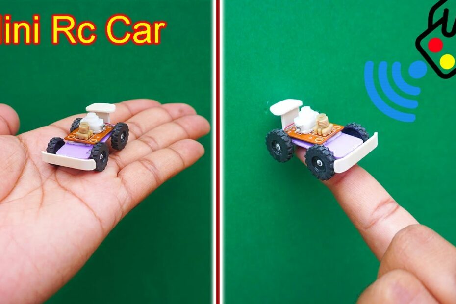 How To Make A Mini Remote Control Rc Car | World'S Smallest High Speed Rc  Racing Car | Rc Car Diy - Youtube