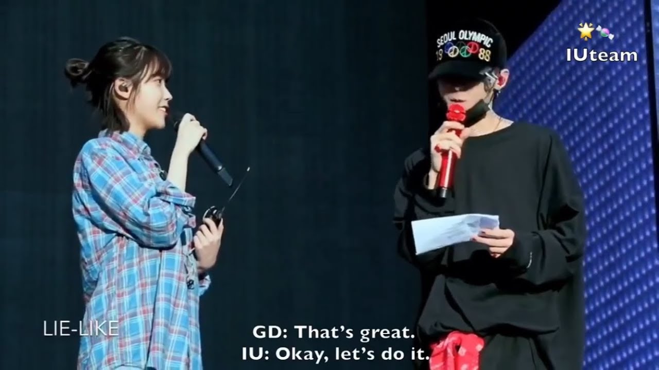 Eng Sub] Gd And Iu (아이유) Rehearsal For Motte In Seoul (Dvd) - Youtube