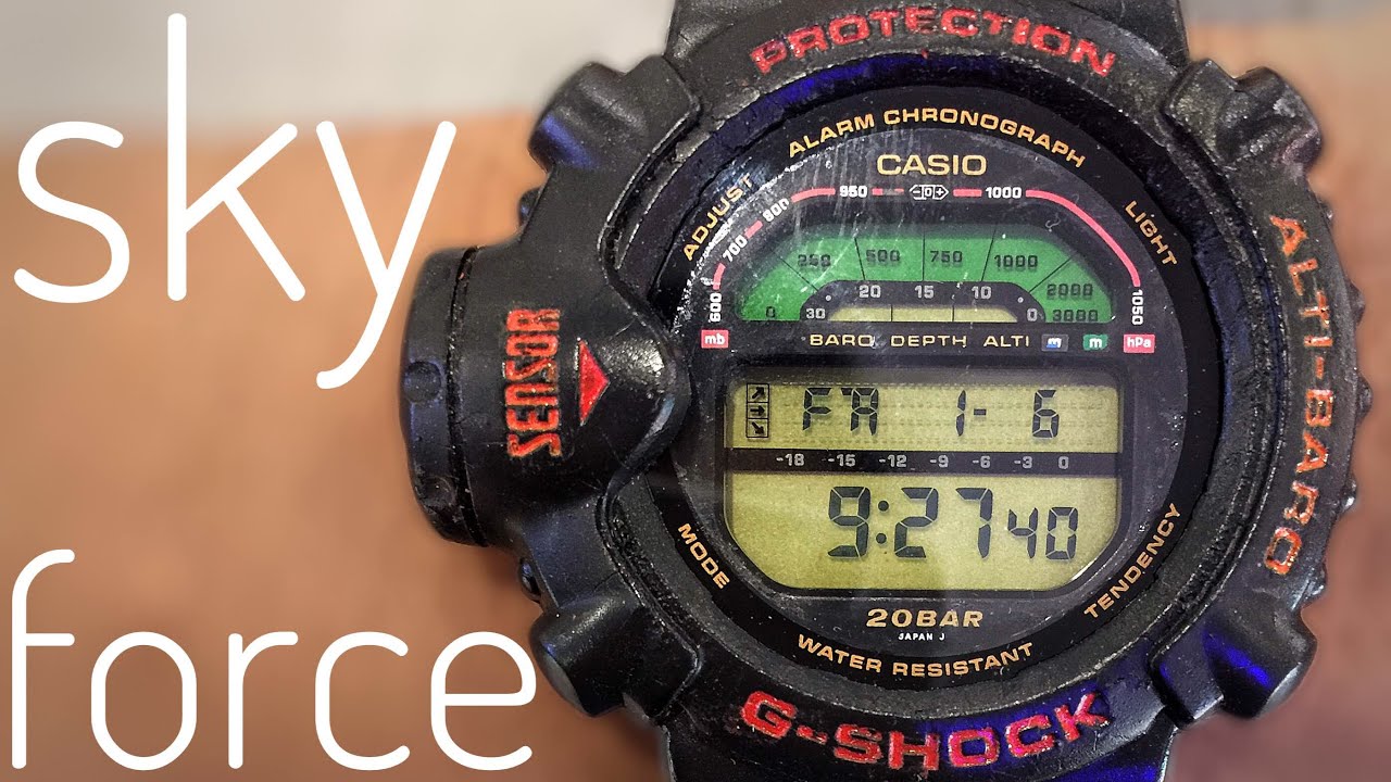 Vintage G-Shock Dw-6500Gj-1 Skyforce (Broken) - Youtube