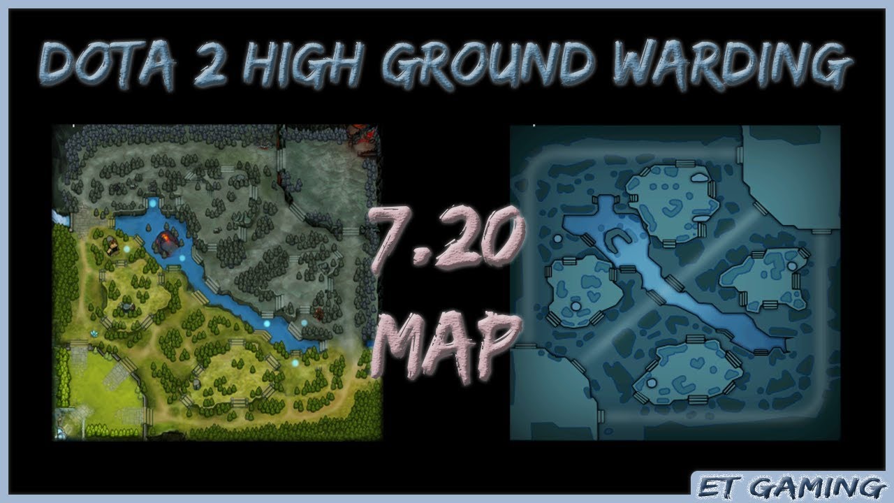 Dota 2 High Ground Warding | 7.20 Patch Map - Youtube