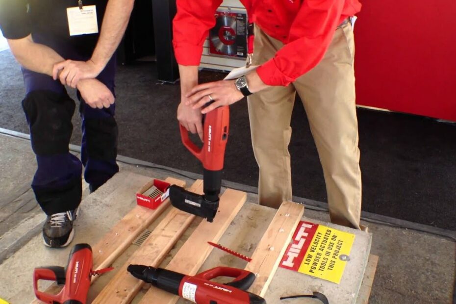 Hilti Powdered Actuated Tools - Dx 460 Mx - Youtube