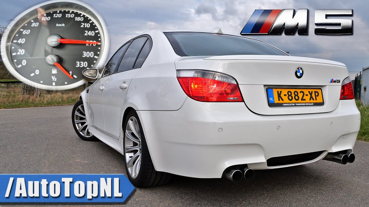 Bmw M5 E60 5.0 V10 | Acceleration Top Speed & Sound | Autobahn Pov By  Autotopnl - Youtube