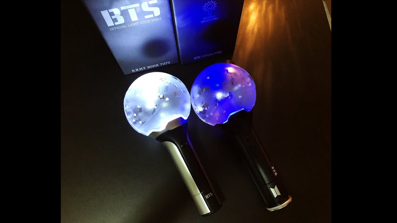 Bts Official Army Bomb (Version 2 & Version 3) - Youtube