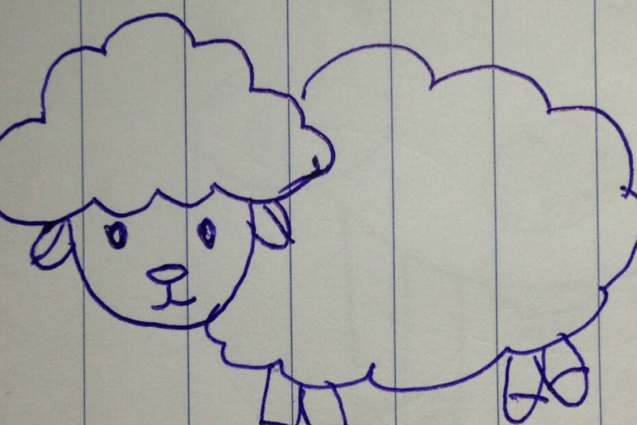 Cách Vẽ Con Cừu Đơn Giản Cho Bé Cho Bé Học Vẽ - How To Draw Sheep Easy -  Youtube