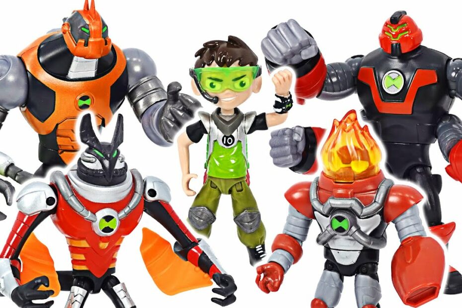 Ben 10 Omni-Kix Armor Heatblast, Four Arms Transform! | Dudupoptoy - Youtube