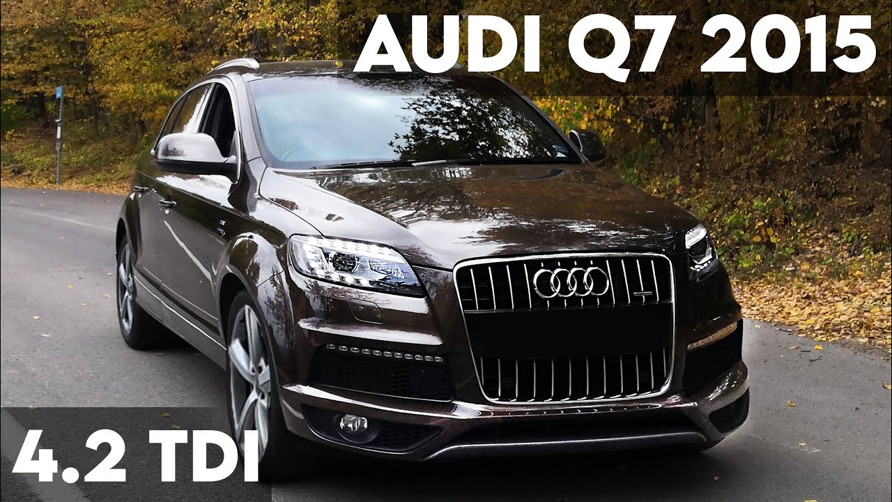 Huge Audi Q7 4.2 Tdi 2015 Preview A & Test Drive - Youtube