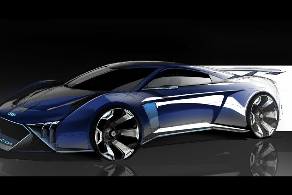 Car Design Sketch & Drawing - Audi Rsq E-Tron - Youtube
