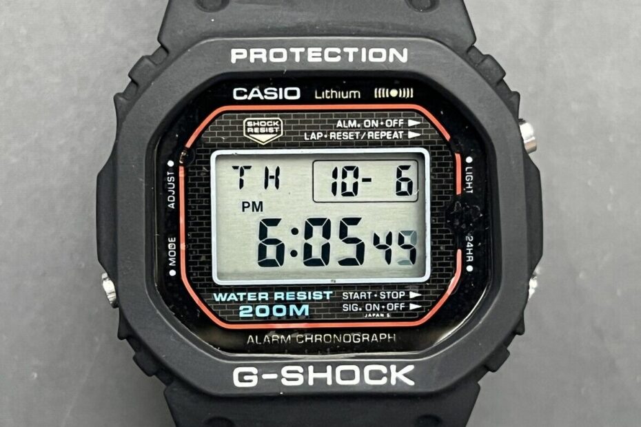 Rare 1983 Casio G-Shock Dw-5000 (240) Japan B 1St Generation - New Battery  ++ | Ebay