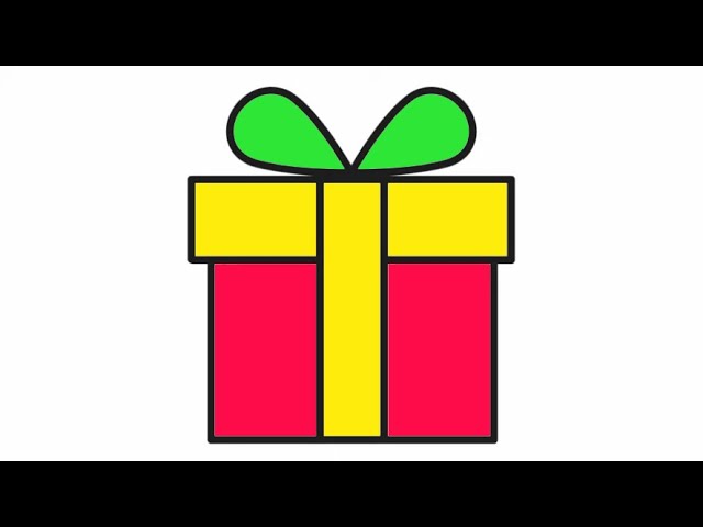 Vẽ Hộp Quà - Cách Vẽ Hộp Quà Đơn Giản | How To Draw Gift Box - Youtube