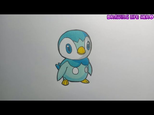 Vẽ Pokemon Piplup Siêu Dễ Thương Drawing Pokemon - Youtube