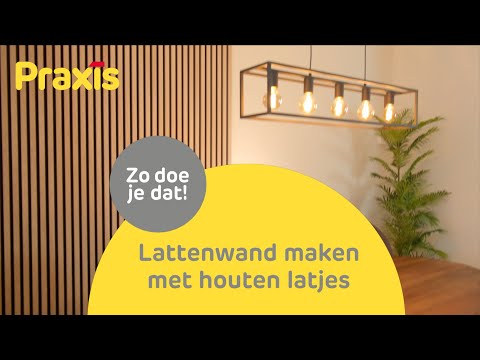 Lattenwand maken met houten latjes | Zo doe je dat!