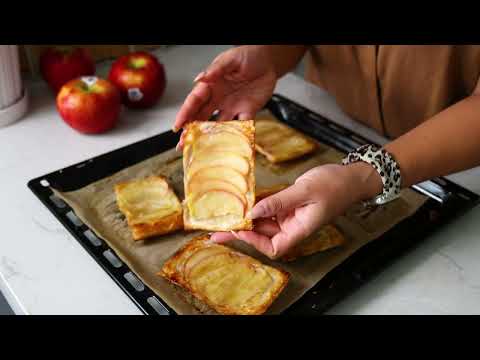 Viral Upside Down Puff Pastry Tarts - Easy Apple Pie Tarts