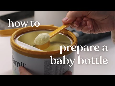 How to prepare a baby bottle