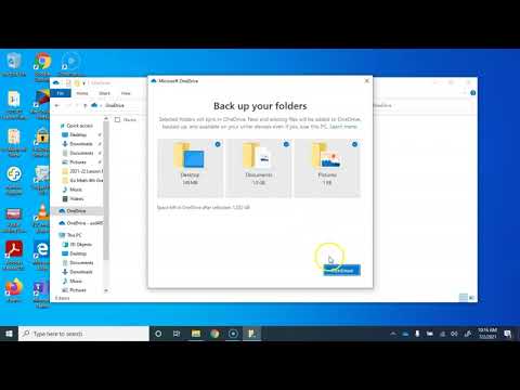 OneDrive: Auto-backup of Desktop etc.