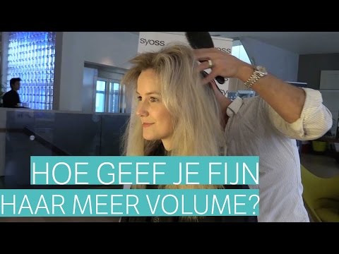 Hoe creëer je meer volume bij fijn haar?