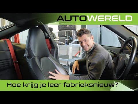 Hoe maak je leer fabrieksnieuw? | Stipt Polish Point | RTL Autowereld