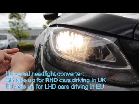 How to install a Beam Deflector on GB headlights travelling to Europe