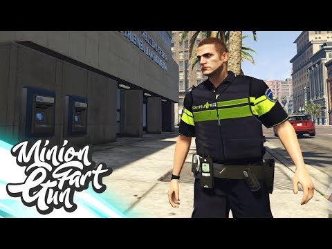 Hoe Word Je Een Politie Agent Op PS4 En Xbox One? (ZONDER MODS) - GTA 5 - MinionFartGun