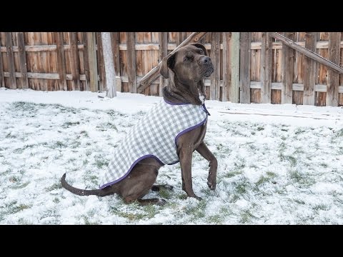 How to Sew a Dog Coat - Pattern and Assembly