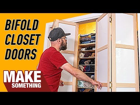 How to Make Custom Closet Bifold Doors | Woodworking Project