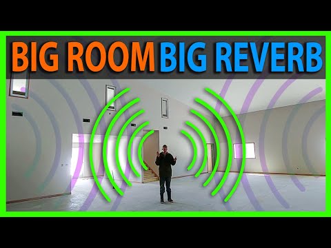 Big Echoing Room - Example of an 8 Second Long Reverberation Time - Bad Acoustics Concrete & Drywall