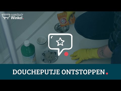 Eenvoudig je doucheputje / afvoer ontstoppen