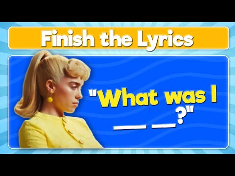 Finish the Lyrics | Popular 2023 Songs Music Quiz