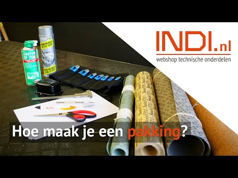 Hoe maak je een pakking?