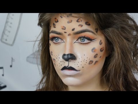 Halloween Leopard Makeup Tutorial