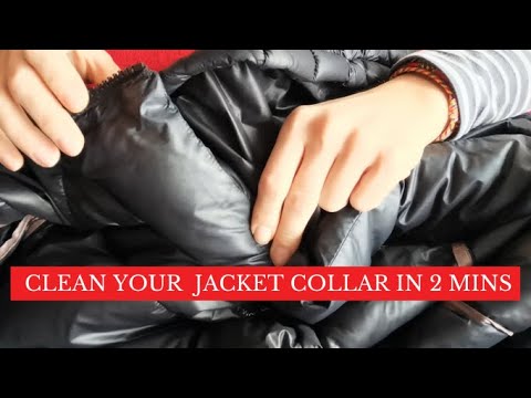 How to remove makeup in 2 mins from your jacket collars