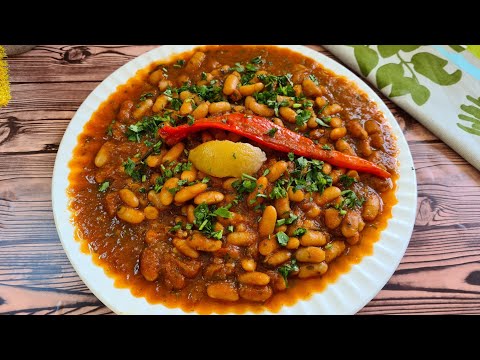 White beans with tomato sauce- moroccan recipe