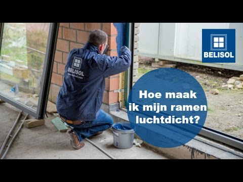 Hoe maak ik de dagkanten van mijn ramen luchtdicht? | Belisol