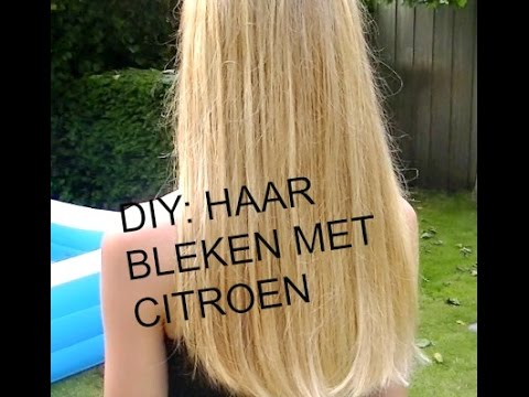 DIY: HAAR BLEKEN MET CITROEN