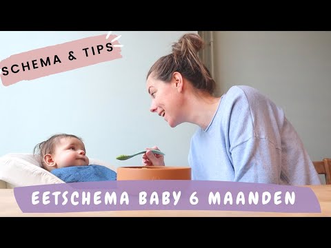 Voedingsschema baby 6 maanden en uitleg hapjes + tips