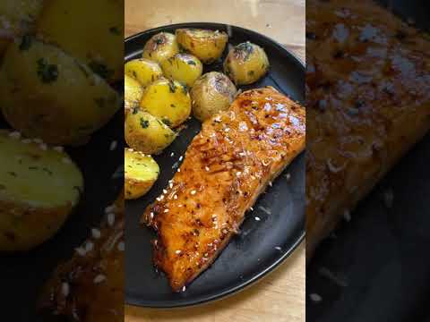 Cooking Salmon and Potatoes