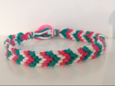 DIY: Chevron vriendschapsarmbandje knopen, rustige uitleg