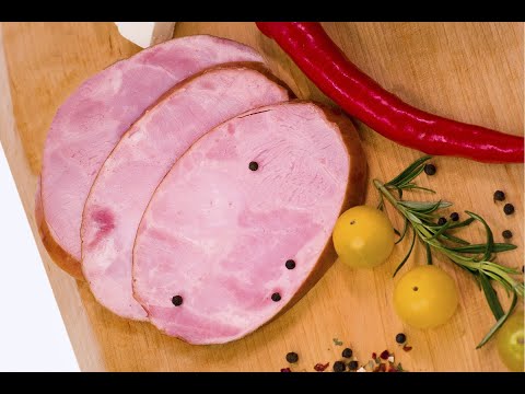 Homemade pressed pork ham